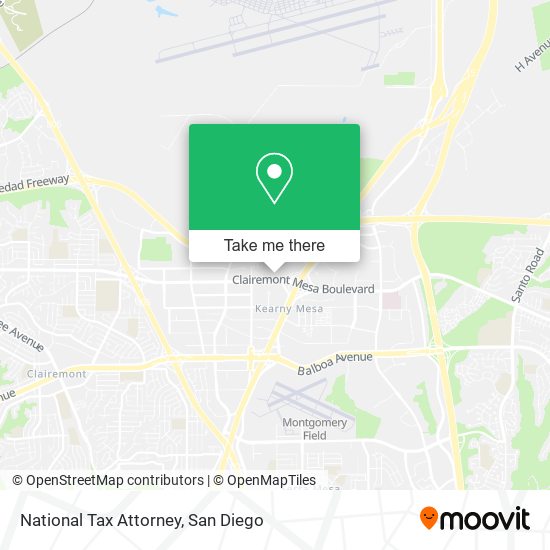 National Tax Attorney map