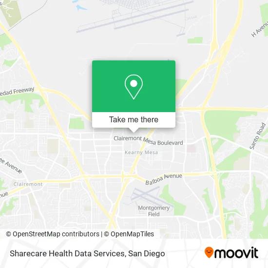 Mapa de Sharecare Health Data Services