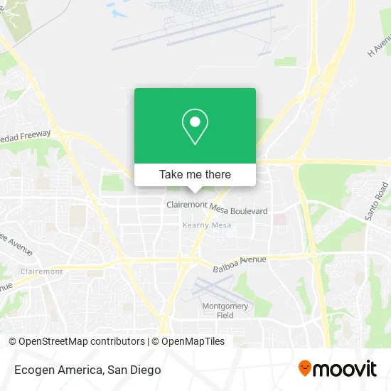 Mapa de Ecogen America