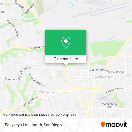 Easykeys Locksmith map