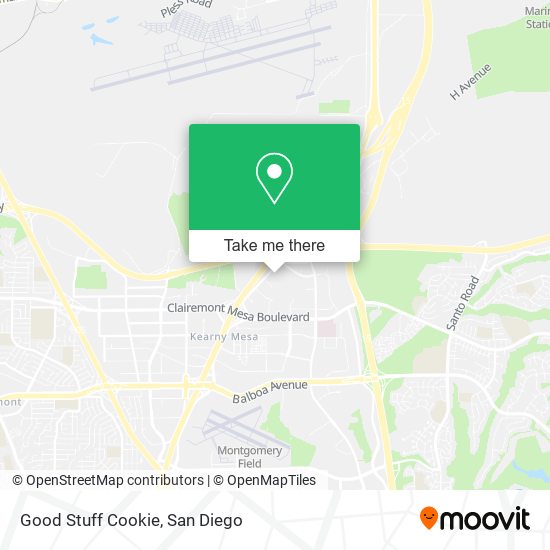 Mapa de Good Stuff Cookie