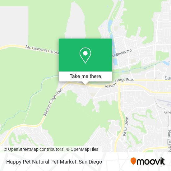 Happy Pet Natural Pet Market map