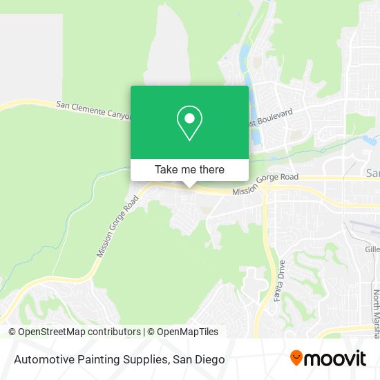 Automotive Painting Supplies map