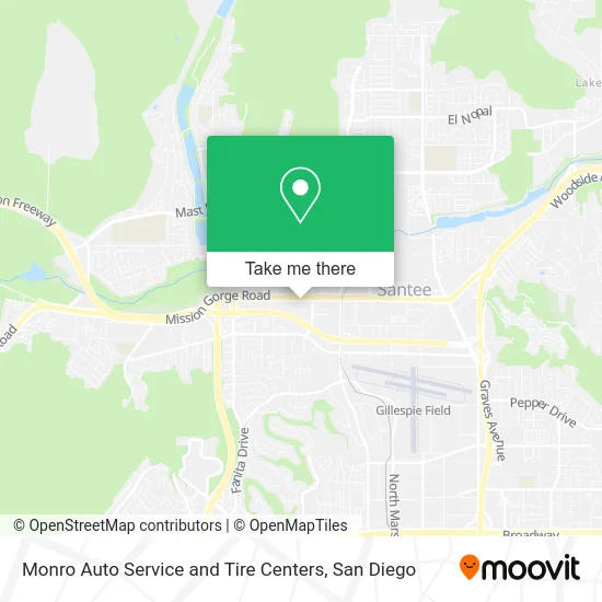 Monro Auto Service and Tire Centers map