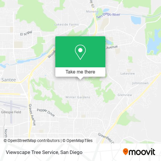 Viewscape Tree Service map