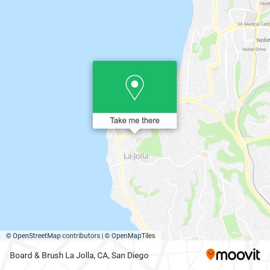 Board & Brush La Jolla, CA map