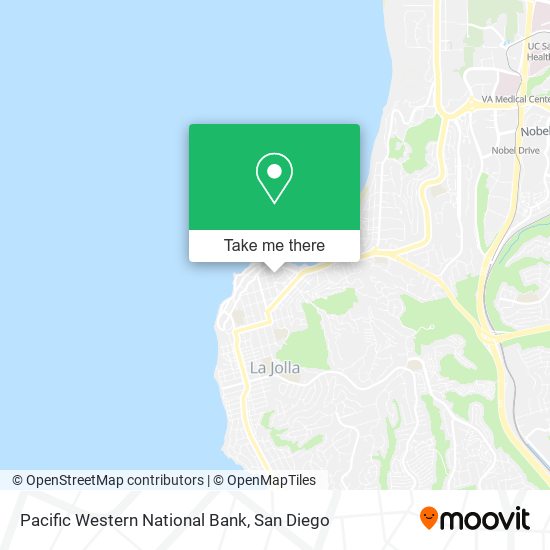 Pacific Western National Bank map