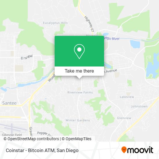 Coinstar - Bitcoin ATM map