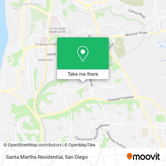 Santa Martha Residential map