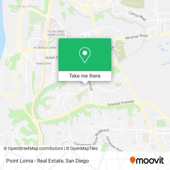 Point Loma - Real Estate map