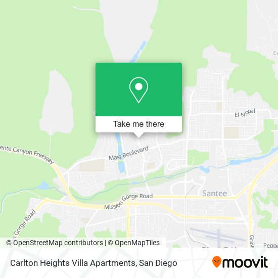 Carlton Heights Villa Apartments map