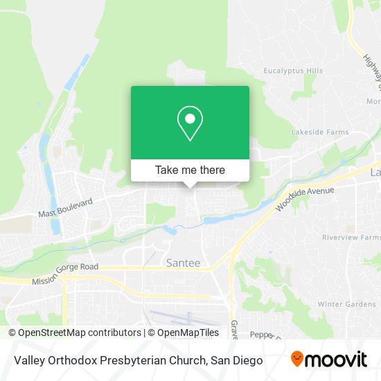 Valley Orthodox Presbyterian Church map
