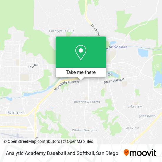 Analytic Academy Baseball and Softball map