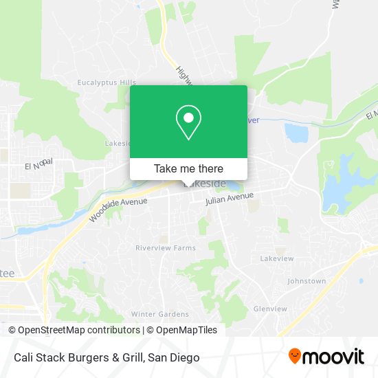 Cali Stack Burgers & Grill map