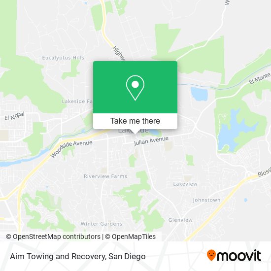 Mapa de Aim Towing and Recovery
