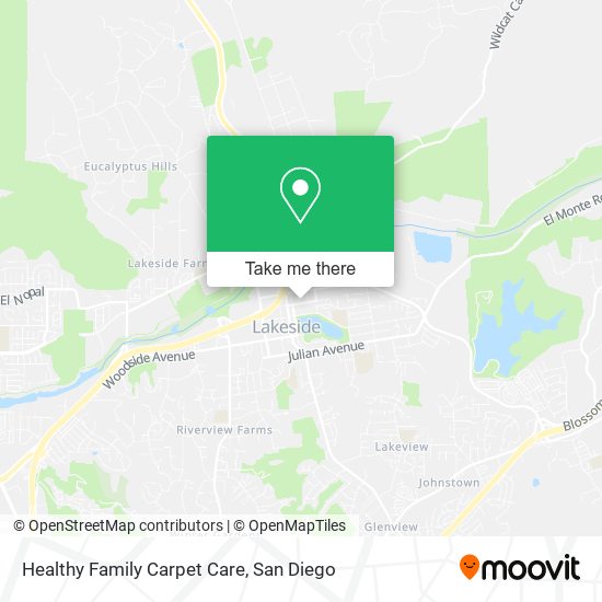 Healthy Family Carpet Care map