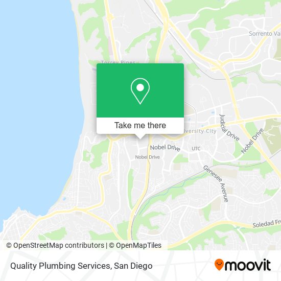 Quality Plumbing Services map