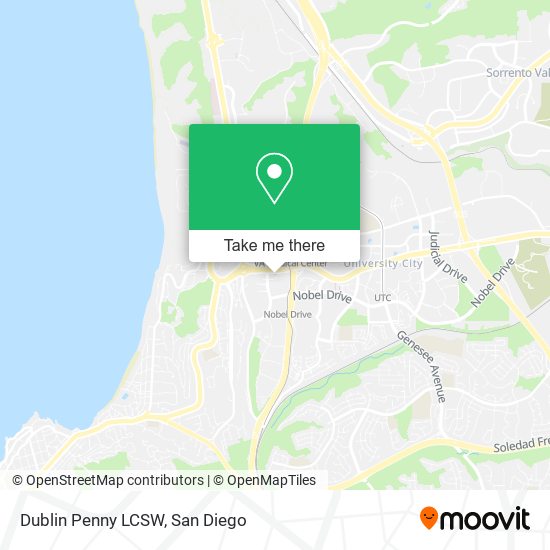 Dublin Penny LCSW map