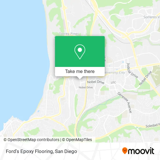 Mapa de Ford's Epoxy Flooring