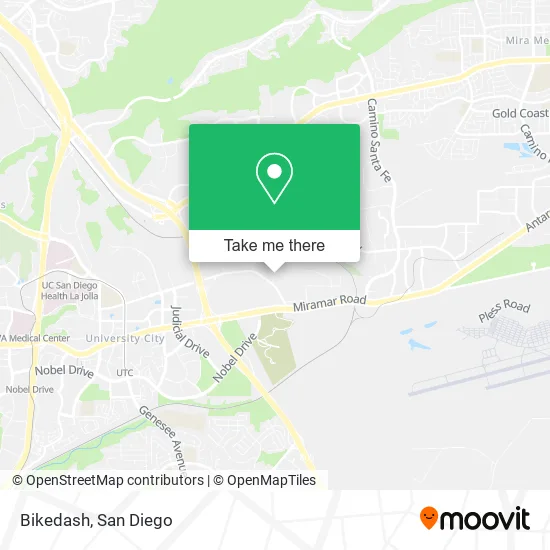 Bikedash map