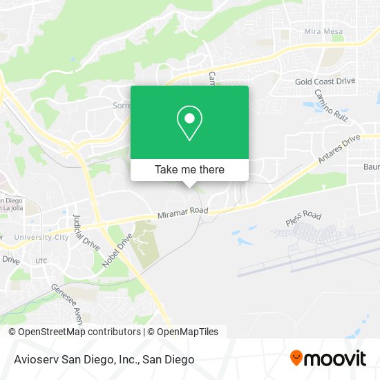 Avioserv San Diego, Inc. map