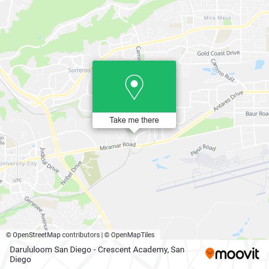 Darululoom San Diego - Crescent Academy map