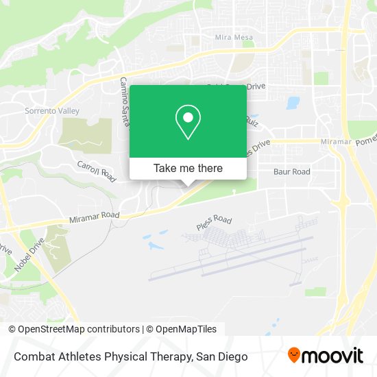 Combat Athletes Physical Therapy map