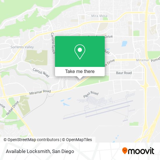 Available Locksmith map