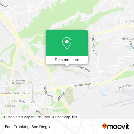 Fast Trucking map