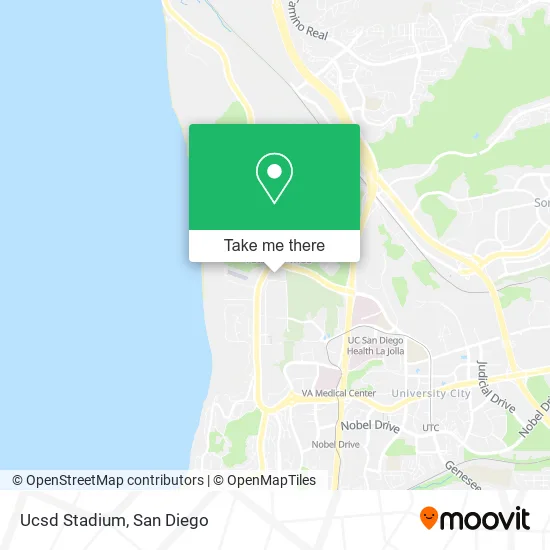 Mapa de Ucsd Stadium