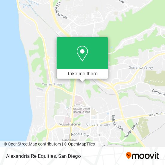 Mapa de Alexandria Re Equities