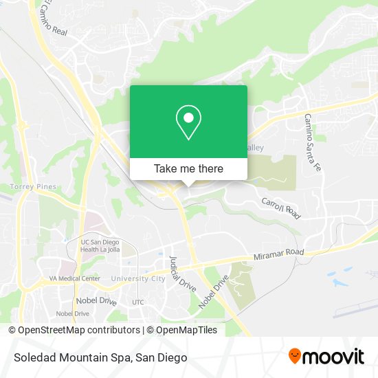 Soledad Mountain Spa map