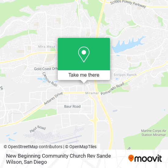 New Beginning Community Church Rev Sande Wilson map
