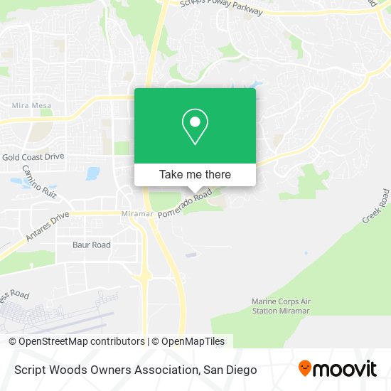 Script Woods Owners Association map