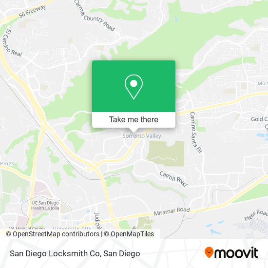 San Diego Locksmith Co map