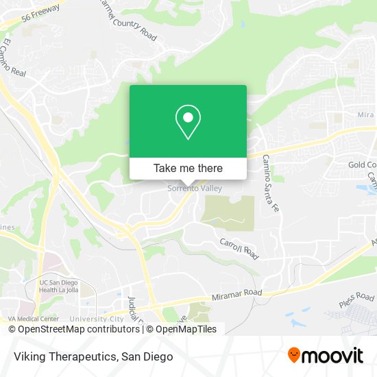 Mapa de Viking Therapeutics