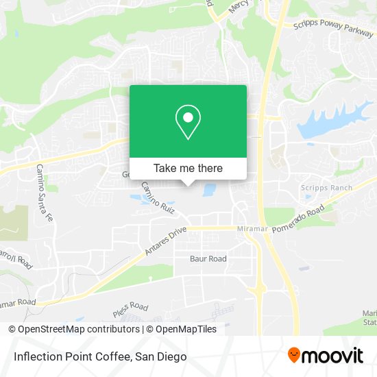 Mapa de Inflection Point Coffee