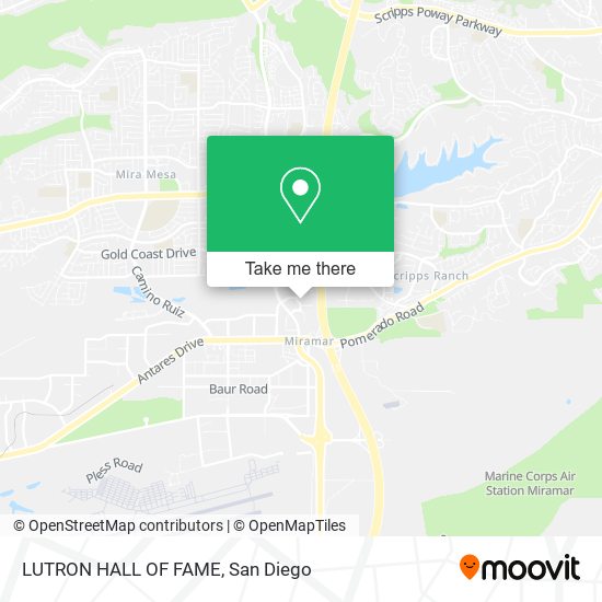 LUTRON HALL OF FAME map