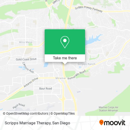 Scripps Marriage Therapy map