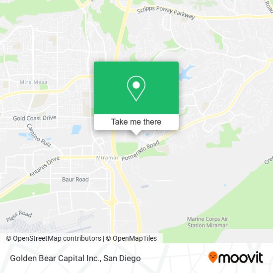 Golden Bear Capital Inc. map