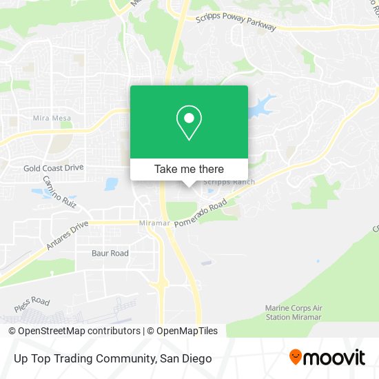 Up Top Trading Community map