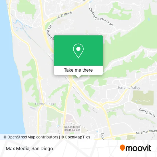 Max Media map