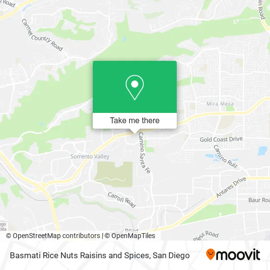 Mapa de Basmati Rice Nuts Raisins and Spices