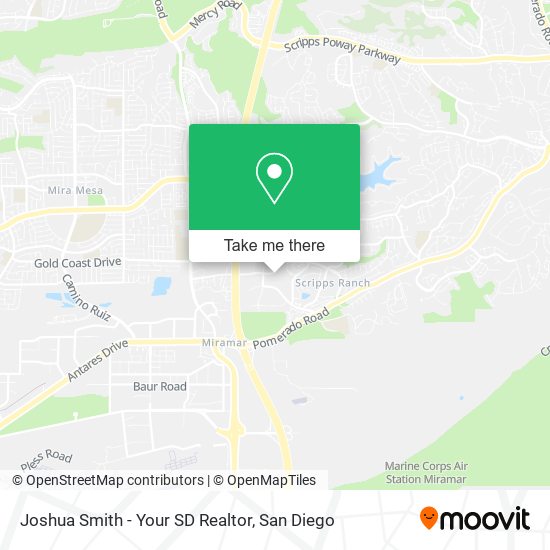 Joshua Smith - Your SD Realtor map