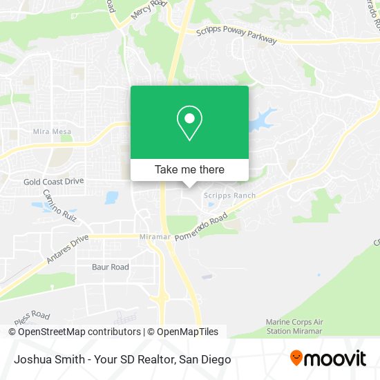 Mapa de Joshua Smith - Your SD Realtor