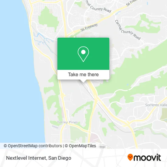 Mapa de Nextlevel Internet