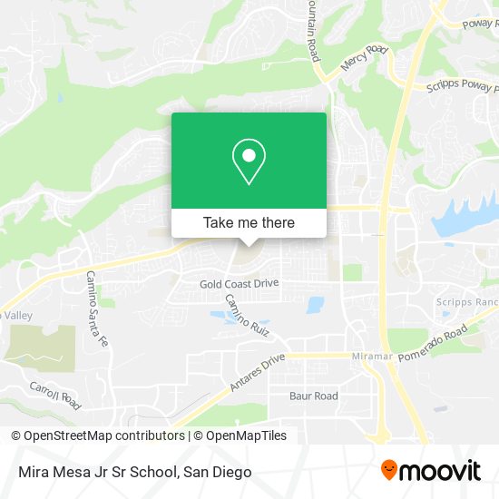 Mira Mesa Jr Sr School map