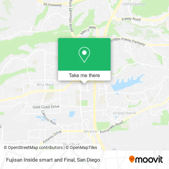 Mapa de Fujisan Inside smart and Final