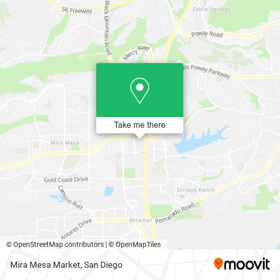 Mapa de Mira Mesa Market