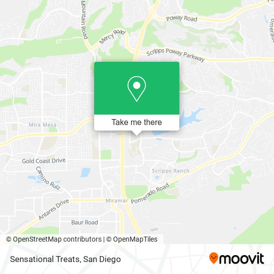 Sensational Treats map